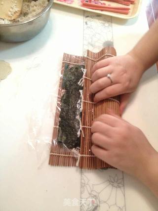 樱花寿司和飞鱼子寿司的做法步骤:9