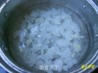 紫薯银耳糖水的做法步骤:4