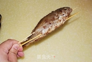 香烤黄花鱼的做法步骤:10