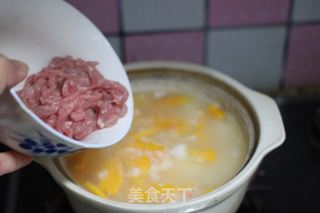 【瘦肉南瓜粥】——剩米饭再利用的做法步骤:7