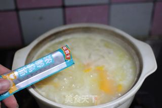 【瘦肉南瓜粥】——剩米饭再利用的做法步骤：8