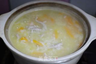 【瘦肉南瓜粥】——剩米饭再利用的做法步骤：9