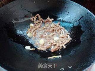 玫瑰大头菜炒肉丝的做法步骤：6