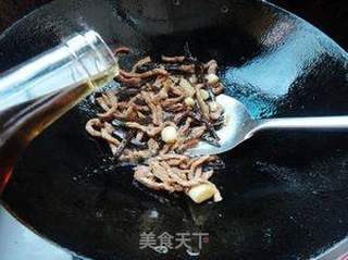 玫瑰大头菜炒肉丝的做法步骤:8