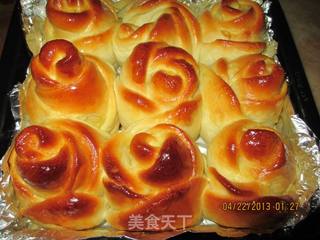 玫瑰花餐包的做法步骤：10