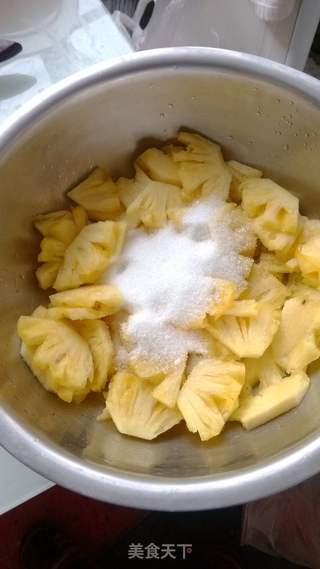 菠萝果脯的做法步骤:3