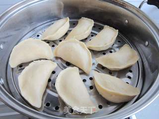 玉米面萝卜蒸饺的做法步骤:13
