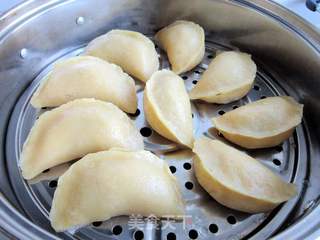 玉米面萝卜蒸饺的做法步骤:14