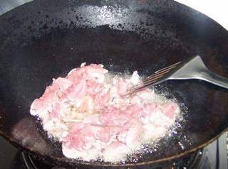 肉片杏鲍菇炒山药的做法步骤：5