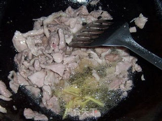 肉片杏鲍菇炒山药的做法步骤：6