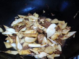 肉片杏鲍菇炒山药的做法步骤：10