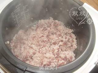 红豆米饭土司的做法步骤:2