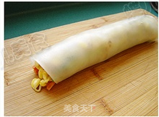 凉皮蔬菜卷的做法步骤:9