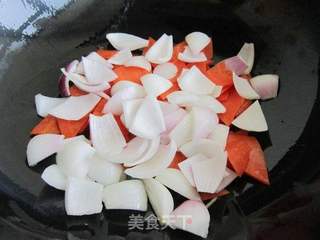 滑炒素三鲜的做法步骤:9