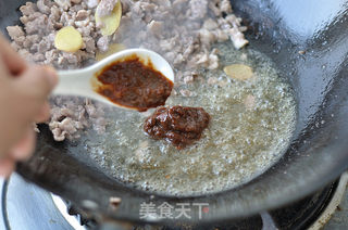 杏鲍菇肉酱的做法步骤:7