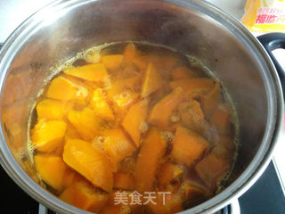 舌尖上的夏日冰凉——南瓜慕斯蛋糕的做法步骤:7