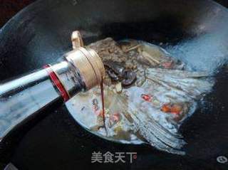 大头菜烧鱼尾的做法步骤:7