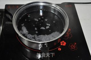 椰汁紫米糕的做法步骤：2