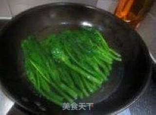 -素食主义------▷白灼芥兰◁的做法步骤:3
