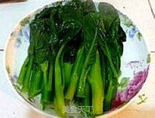 -素食主义------▷白灼芥兰◁的做法步骤:4