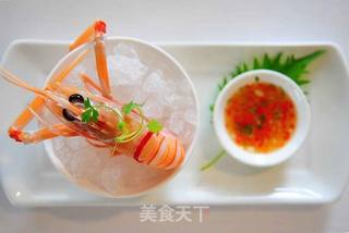 海螯虾刺生配越南辣汁的做法步骤:5