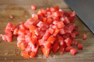 【茄汁虾仁蘑菇意面】的做法步骤：5
