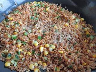 酱油蛋炒饭的做法步骤:10