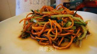 凉拌虫草花的做法步骤:10