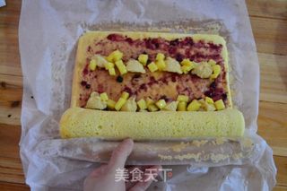 【芒果蓝莓卷】的做法步骤:14