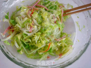 椒油炝圆白菜的做法步骤:15