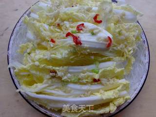 蒜茸粉丝蒸白菜的做法步骤：7