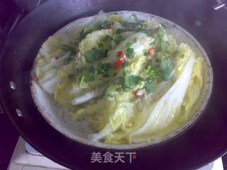 蒜茸粉丝蒸白菜的做法步骤：10