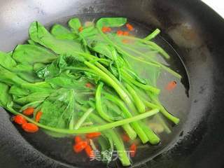 虾米煮菜心的做法步骤:8