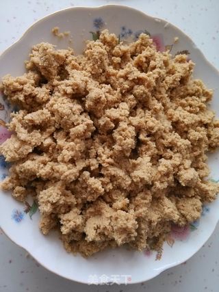 豆渣素肉松的做法步骤:4