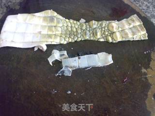 云杞蒸鳄鱼肉的做法步骤:4
