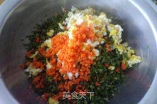 韭菜鸡蛋馅饼的做法步骤:4
