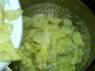 姜菜土豆羹的做法步骤:4