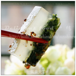 青叶碧玉*晶莹剔透-----水晶菠菜冻的做法步骤:14