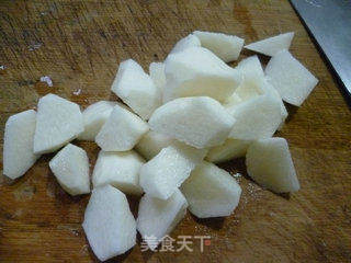 蚕豆炒山药的做法步骤：5