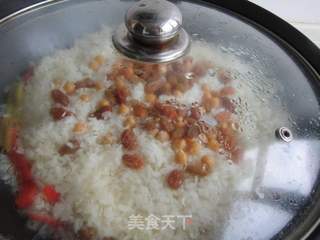 腊肠抓饭的做法步骤:12