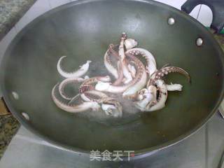 炝爆双鲜的做法步骤:5