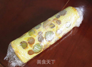 波点蛋糕卷的做法步骤:13