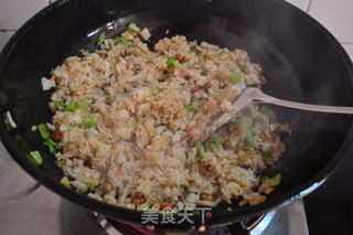 【什锦咸菜炒饭】的做法步骤:7