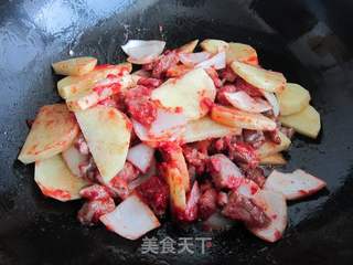 哈萨克土豆片的做法步骤:9