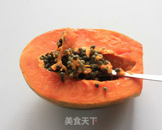 亲情难表,感恩母爱-----养颜木瓜冻的做法步骤:5