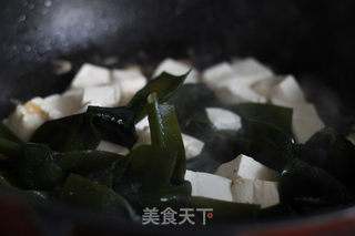 虾米海带豆腐汤的做法步骤:4
