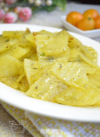 黄油土豆片的做法步骤:9