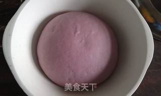 紫薯红枣“8”字卷的做法步骤:6