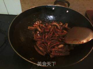 响油鳝丝的做法步骤:6