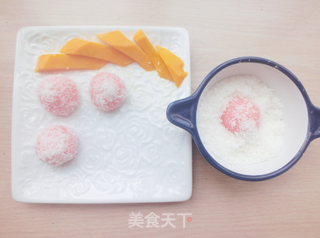 芒果糯米糍的做法步骤:9